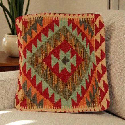 Kilim párnahuzat 50x50 kézi szövésű díszpárna