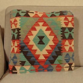 Kézi szövésű párna 50x50 Kilim párnahuzat
