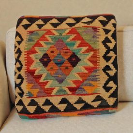 Kilim párnahuzat 45x45 kézi szövésű díszpárna