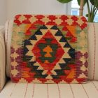 Kilim párna 45x45 kézi szövésű párnahuzat