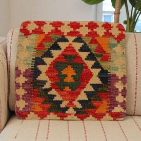Kilim párna 45x45 kézi szövésű párnahuzat