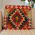Kilim párna 45x45 kézi szövésű párnahuzat