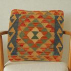 Kilim párna 50x50 kézi szövésű párnahuzat