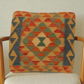 Kilim párna 50x50 kézi szövésű párnahuzat