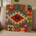 Kézi szövésű díszpáran 50x50 Kilim párnahuzat
